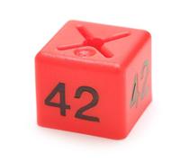 Complete Retail Solutions Ltd 50x 42 SIZE CUBE GARMENT CLOTHES MARKER SIZE NUMBER PACK OF 50 EACH