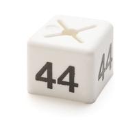 Complete Retail Solutions Ltd 50x 44 SIZE CUBE GARMENT CLOTHES MARKER SIZE NUMBER PACK OF 50 EACH