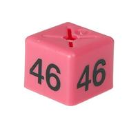Complete Retail Solutions Ltd 50x 46 SIZE CUBE GARMENT CLOTHES MARKER SIZE NUMBER
