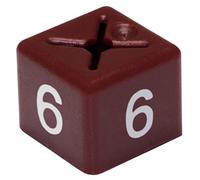 Complete Retail Solutions Ltd 50x 6 SIZE CUBE GARMENT CLOTHES MARKER SIZE NUMBER