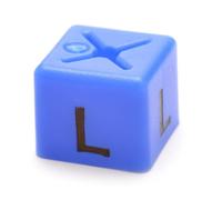 Complete Retail Solutions Ltd GARMENT CLOTHES MARKER SIZE CUBES PACK OF 50 EACH SIZE XS,S,M,L,XL,XXL (L)