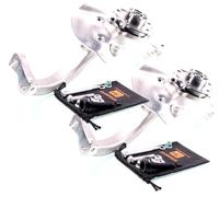 Complete Right+Left Steering Knuckle for Audi A4, A4 ALLROAD [16.5MM, COBAPRESS]