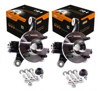 Complete Right+Left Steering Knuckle for Ford FIESTA VI (CB),(CC) (discs-258mm)