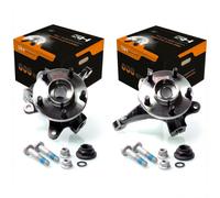 Complete Right+Left Steering Knuckle for Ford MONDEO III (B4Y, BWY, B5Y) /75MM/