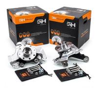Complete Right+Left Steering Knuckle for Opel CORSA D 1.0/1.2/1.4 /4-BOLT HUB/