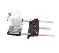 Complete Router Guide System for 65mm Trimmer with Micro Adjustment and Engraved Scale for Fluting Slotting and Straight Line Cuts