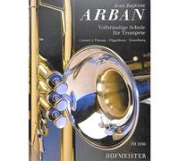 Complete school for trumpet (Cornet à Pistons - Flugelhorn - Tenor Horn) by Jean-Baptiste Arban - complete band: includes parts 1-3 with colourful heart-shaped music clip