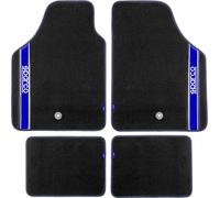 Complete Set 03763 Universal Carpet Car Blue Four Pieces SPARCO