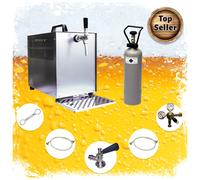 Complete set Beer Dispenser - beer case 60 litres/hour - with compensator tap KeyKeg