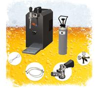 Complete set Beer Dispenser, Beer Machine - JET 30 beer case, flow cooler 1-line dry cooler, up to 35 liters/h Type M