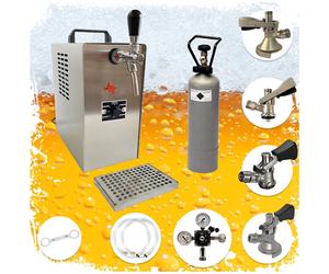 Complete set Beer Dispenser, Beer Machine - JET 30 beer case, flow cooler 1-line dry cooler, up to 35 liters/h none