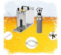 Complete set Beer Dispenser, Beer Machine - Lindr PYGMY 25 LE, 1-line dry cooler, 30 liters/h, Green Line Type G