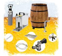 Complete set Beer Dispenser, Beer Machine, Mobile beer bar - BARRIQUE, 30l/h KeyKeg