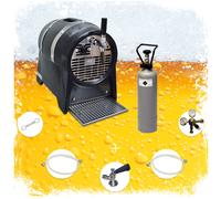 Complete set Beer Dispenser, Beer Machine - Party keg 1-line, Flow cooler, 60 liters/h, dry cooling device none