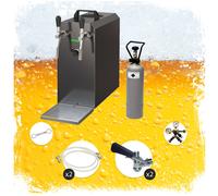 Complete set - beer dispenser - Stream 50 2-line dry cooler, flow cooler 50 litres/h Type G, Type G