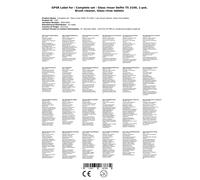 Complete set - glass washer Delfin 1-pot 3100, brush cleaner, glass washing tablets