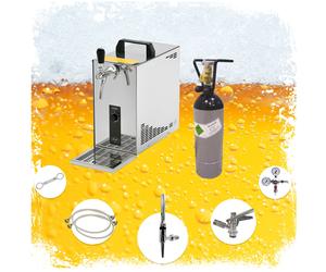 Complete Set, Guinness beer dispenser, Lindr PYGMY 25, 1-line dry cooler, 35 liters/h - Beer case, flow cooler, Green Line