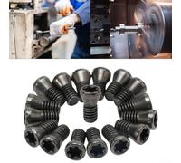 Complete Set of 20 Torx Screws M2 M2.5 For M3 For M3.5 M5 for Replacing Carbide Blade Fixtures in CNC Lathe Tooling Applications (M2.5 * 6)