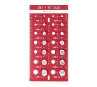 Complete Set of 28 Nut and Bolt Thread Checkers for Accurate Measurements in Diverse Scenarios