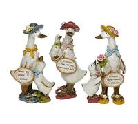 Complete Set of 3 Mums Messages Ducks ~ Gorgeous Shabby Chic Ornaments