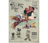 Complete Set of 4 Minnie Mouse Wide-Eyed Diver Art Cards