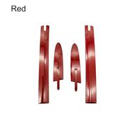 Complete Set of 4 Roof Top Hinge Covers for BMW E93 and F33 Convertibles Reliable Fitment Options (Red)
