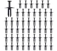 Complete Set of Bumper Trim Clips for BMW 3 5 7 Series, 50Pcs Push Pins for Reliable Interior and Exterior Trim Fastening