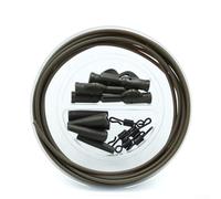 Complete Set of For Carp Fishing Clips and Tubing Tail Rubbers for Effective For Carp Rig Setup