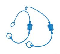 Complete Set of Hydraulic Quick Disconnect Fitting Dust 2 Sets for Enhanced Equipment Longevity (Blue)