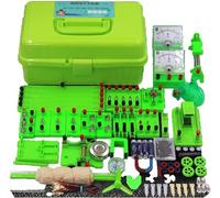 Complete Set Of Physical And Electrical Circuit Experimental Equipment Boxes Science Project Learning Kit Electromagnetic Experiment Box Research Diy,