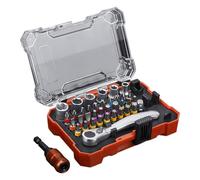 Complete Set of Ratchet Screwdrivers | Multifunction Magnetic Screwdriver Set 38 Pieces, Precision Tool with Quick Mechanism for Home Electrician Motorcycle, Hvac Office Car Repair