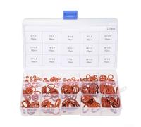Complete Silicone Rubber O Ring Set with 225 Pieces for Mechanical Applications and Pressure Maintenance