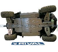 Complete skid plate kit RIVAL - aluminum for CF Moto Zforce 800/1000