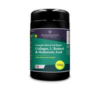 Complete Skin & Gut Repair | Collagen Peptides, Chicory Root, L. Reuteri, Hyaluronic Acid & Resveratrol | UK Made Powder | 3 Scoops Daily (12 Servings)