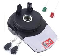 Complete Smart Motorized Automatic Heavy Duty Overhead Roller Garage Door Opener with 2 Remotes, LED Light, 800N Lift Force - Electric Shutter Gate Motor Power for Home Security