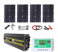 Complete Solar Inverter Kit - 3000/4000/6000/8000W Pure Sine Wave | Off-grid Solar Kit: Pure Sine Wave Inverter, Suitable For RVs, Trucks, And Home Backup Power.(8000W,12V-220V)