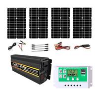 Complete Solar Inverter Kit - 3000/4000/6000/8000W Pure Sine Wave | Off-grid Solar Kit: Pure Sine Wave Inverter, Suitable For RVs, Trucks, And Home Backup Power.(3000W,12V-220V)