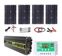 Complete Solar Inverter Kit - 3000/4000/6000/8000W Pure Sine Wave | Off-grid Solar Kit: Pure Sine Wave Inverter, Suitable For RVs, Trucks, And Home Backup Power.(6000W,12V-220V)
