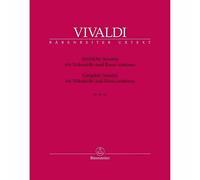Vivaldi: Complete Sonatas for Cello and Basso continuo, RV 39-47 (Barenreiter Urtext)
