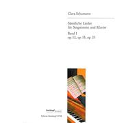 Complete Songs, Vol.1 - op.12, 13, 23 - Breitkopf Urtext - voice and piano - (EB 8558)