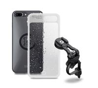 Complete SP-CONNECT Bike Bundle II mounted on handlebar and stem - iPhone 8+/7+/