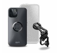 Complete SP-CONNECT Bike Bundle II pack mounted on handlebars and stem for iPhon