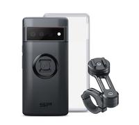 Complete SP-CONNECT Moto Bundle pack mounted on handlebars - Google Pixel 6 Pro