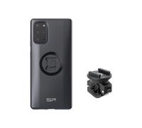 Complete SP CONNECT Motorcycle Bundle fixed on rearview mirror - Samsung S20+