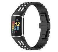 Complete Stainless Steel Watch Band Removal Tool Set Compatible with Charge5/6 Hassle Easy Band Replacement and Secure Butterfly Buckle Design Watch for Small Wrist Men (H, One Size)