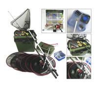 Complete Starter Beginners Fishing Kit Including Seat Tackle Box, Tackle, Nets, Rod & Reel