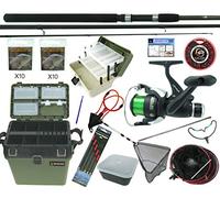 Complete Starter Coarse Float Fishing Kit Set. 11' Carbon Rod, Reel & Seat Box