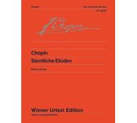 Complete Studies op. 10 + 25Edited after sources and with fingeringspiano: Editées d'après les sources et pourvues de doigtés par. op. 10 + 25. piano.