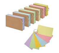 Complete Study & Revision Set by Maslasee: Includes 300 Double-Sided Lined flashcards, Each Measuring 3 inches x 5 inches. Ideal for organising Notes, Vocabulary.