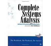 Complete Systems Analysis: The Workbook, the Textbook, the Answers